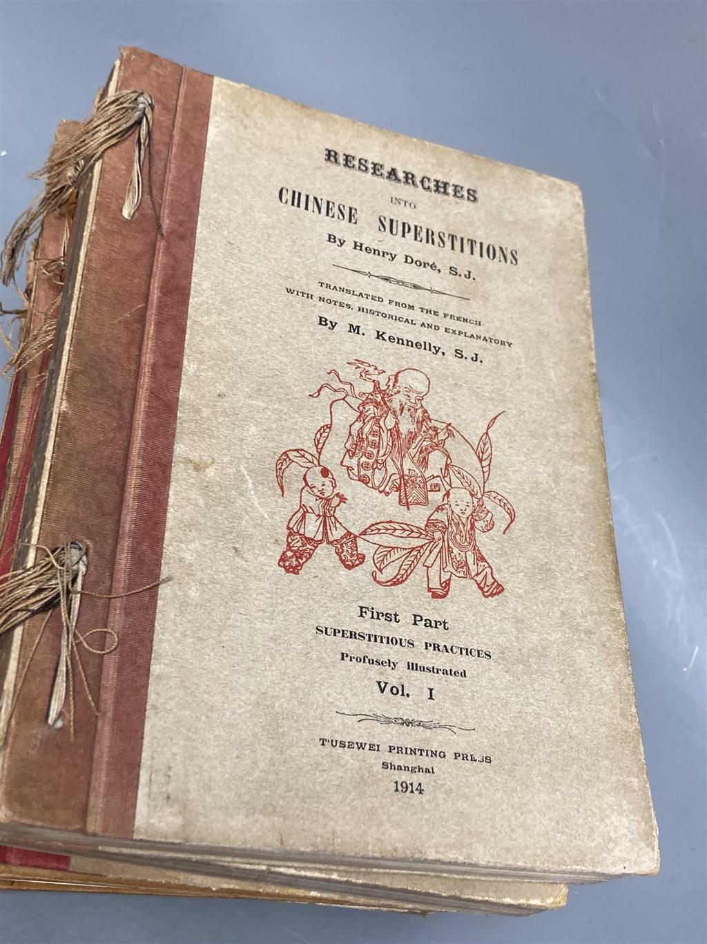 Researches into Chinese superstitions, by Henry Dore´ ; translated from the French, with notes, historical and explanatory, by M. Kenne